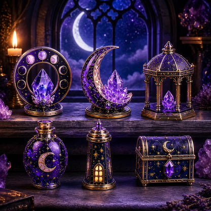 🔮Lunar Witch Advent Calendar 2026 – 24 Enchanted Crystal Miniatures for a Magical Moonlit Countdown