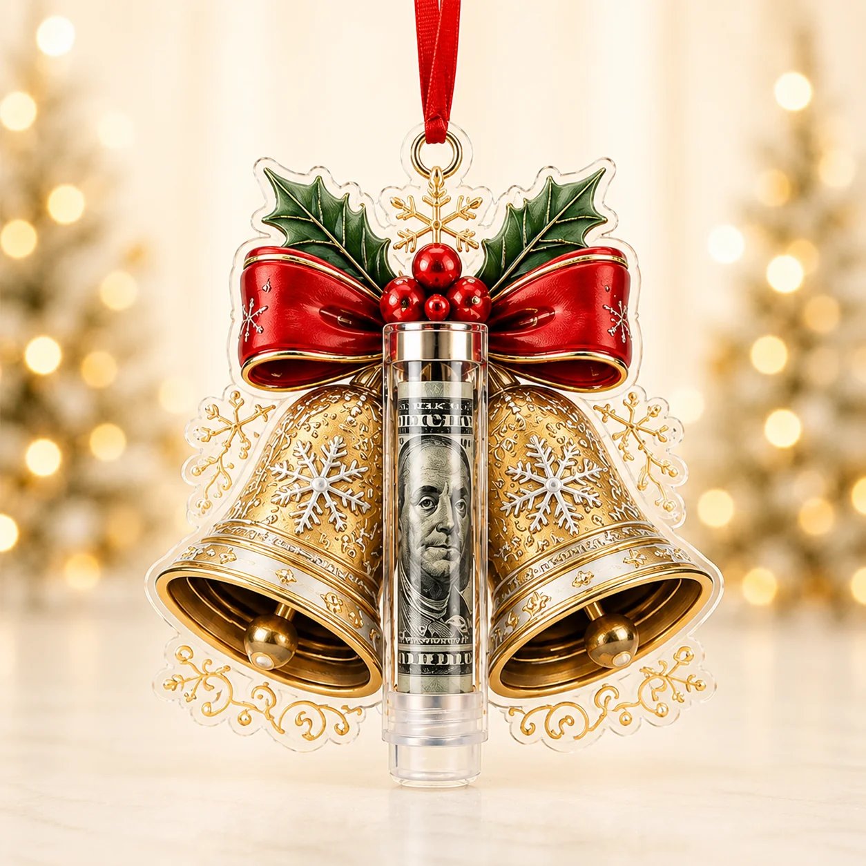🎁💵 Christmas Cash Holder Ornament — Turn Cash Into a Christmas Surprise