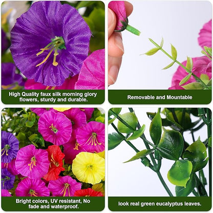 💥Upgraded high-end material🌸UV-resistant and non-fading morning glory