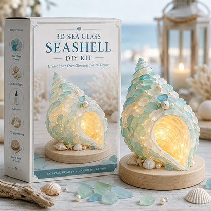 🌊✨ DIY 3D Sea Glass Art Kit – Coastal & Christmas Collection