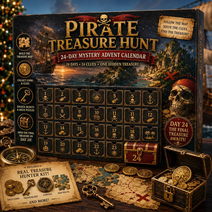 ⏳ Last Day 49% OFF – 🎄24-Day Mystery Adventure Advent Calendar | Interactive Christmas Puzzle Game with 6 Story Themes, Hidden Clues & Hands-On Challenges 🧩