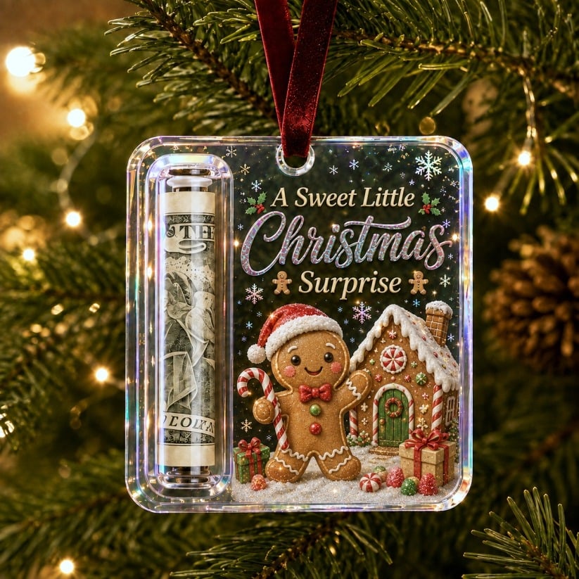 🎄💵Christmas Cash Gift Ornament- Make Cash Feel Like A Real Christmas Gift