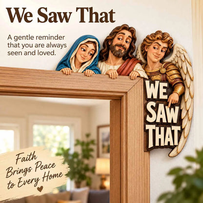 👀Last Day 60% OFF - We Saw That Door Topper