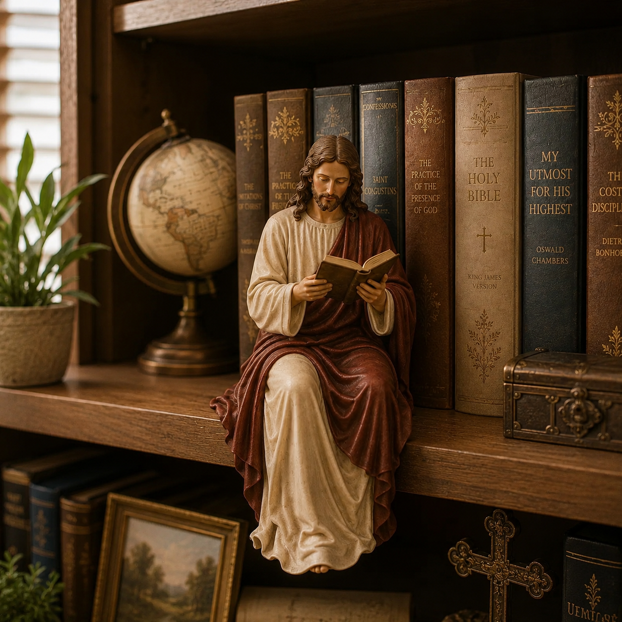 📚🕊️ Bring Divine Peace to Your Library. Virgin Mary Reading Figure — 49% OFF Today