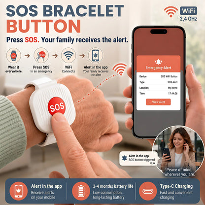 🏠🛡Emergency SOS Button Bracelet for Seniors