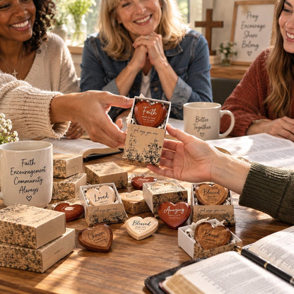 🔥LAST DAY 50% OFF - ✝️❤️Christian Pocket Heart Gift Set (Set of 12)