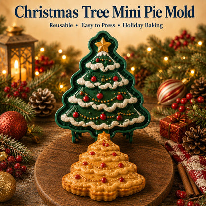 🎄 9-Design Christmas Mini Pie Mold Collection🥧✨