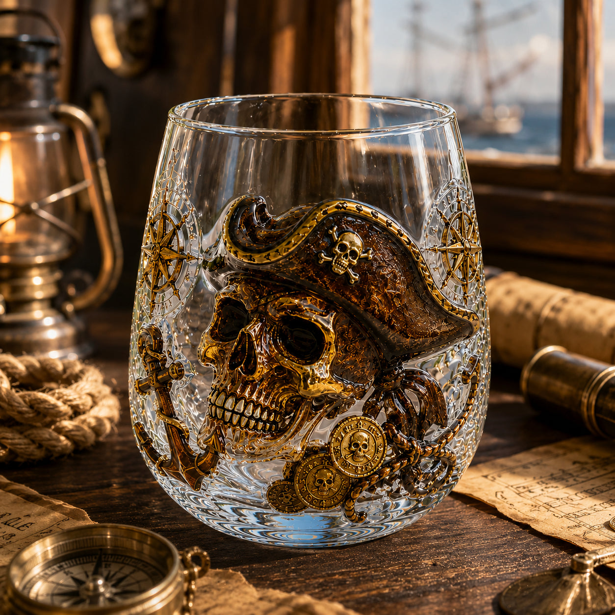 Release The Kraken Pirate Glass Collection — 7-Piece Legendary Ocean Treasure Set🔥🔥🔥Buy 3 Get 1 Free
