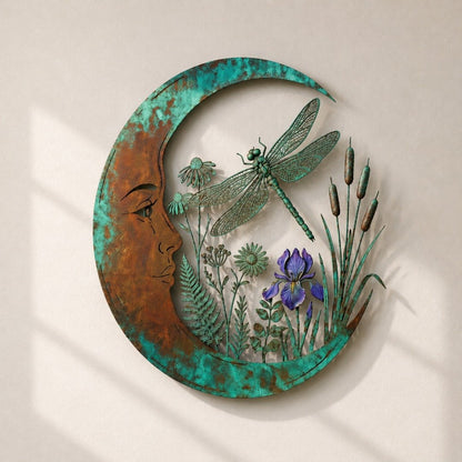 🏆Limited Time Sale 49% OFF 🌜️🐝Crescent Moon Bee Wall Decor