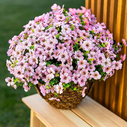🌸 UV-beständige Kunstblumen – farbecht & farbenfroh für Garten, Terrasse, Heimdekoration