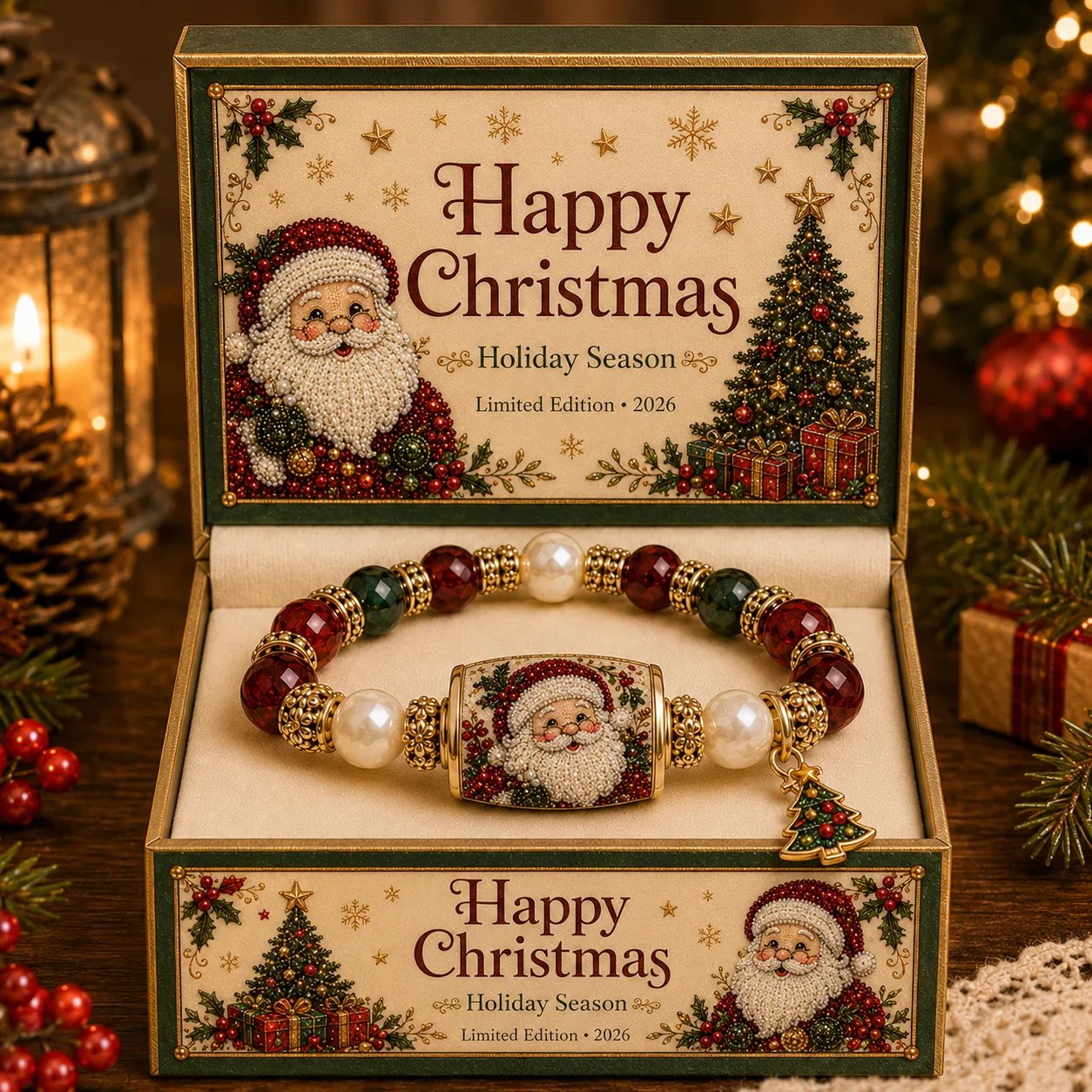 💥🎄 Last Day Big Sale – 🎄 Christmas Magic Collection Bracelet — Limited Edition