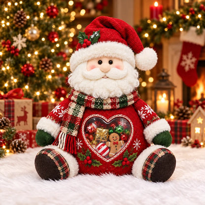 ⏰LAST DAY 50% OFF 💯🎅 Refillable Christmas Figurine Treat Holder 🍬