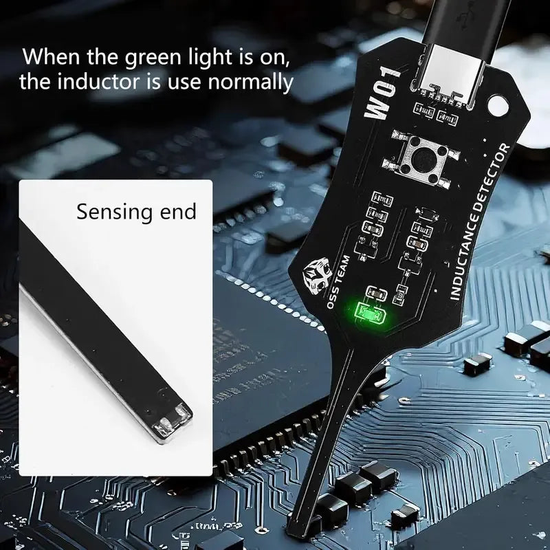 Type-C Inductance Tester Motherboard Coil Tester, Electronic Circuit Board Inductor Detector