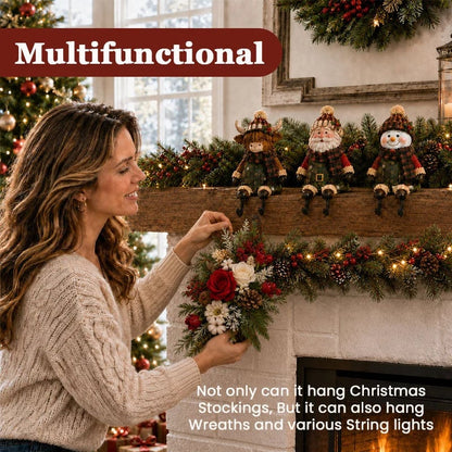🔥 Last Day 49% OFF - Christmas Stocking Holder Shelf Sitters (📦Buy 2 Free Shipping)