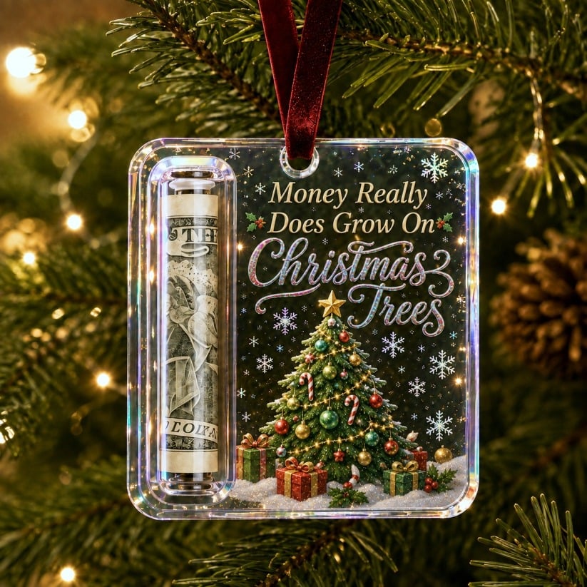 🎄💵Christmas Cash Gift Ornament- Make Cash Feel Like A Real Christmas Gift