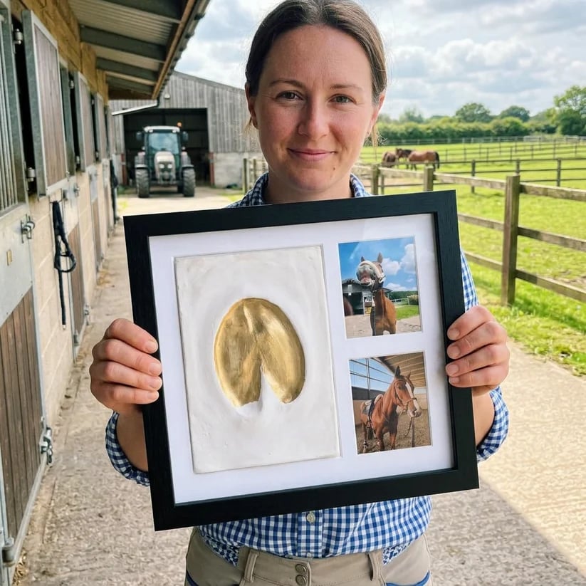 🐴Horse Hoofprint Keepsake Clay Kit💛Their actual hoofprint — made by your own hands.🖼️