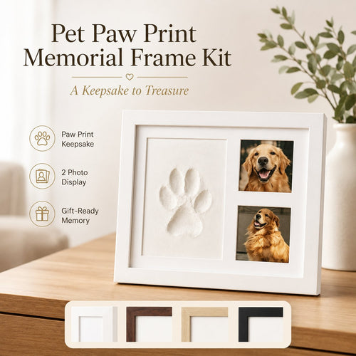 ❤️ Pet Lover Gift Sale 65% OFF – Pet Paw Print Memorial Frame Kit | A Keepsake to Treasure