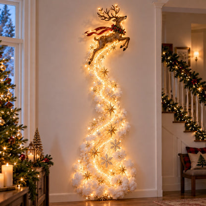 🐦 Cardinal Blessing Cascade Wall Light – Glowing Red Bird & Starlight Wall Décor