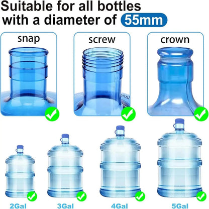 Leak-Proof Water Jug Caps (4 Pack)  – Fits 3 & 5 Gallon Bottles