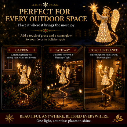 🔥Hot Sale 49% OFF-🎄Angel Star Blessing Garden Light👼