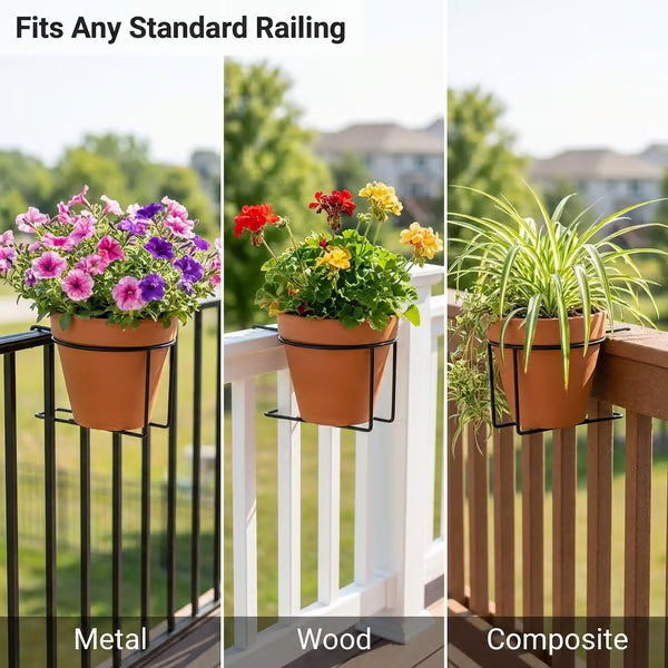 🔥2026 Hot Sale -  Railing Plant Hanger
