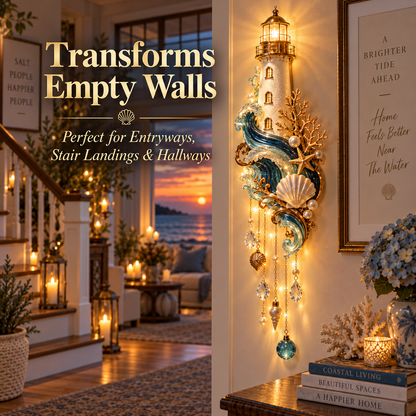 🔥Last Day 49% OFF🗼🌊 Lighthouse Tide Wall Light™ – Lighted Coastal Wall Decor