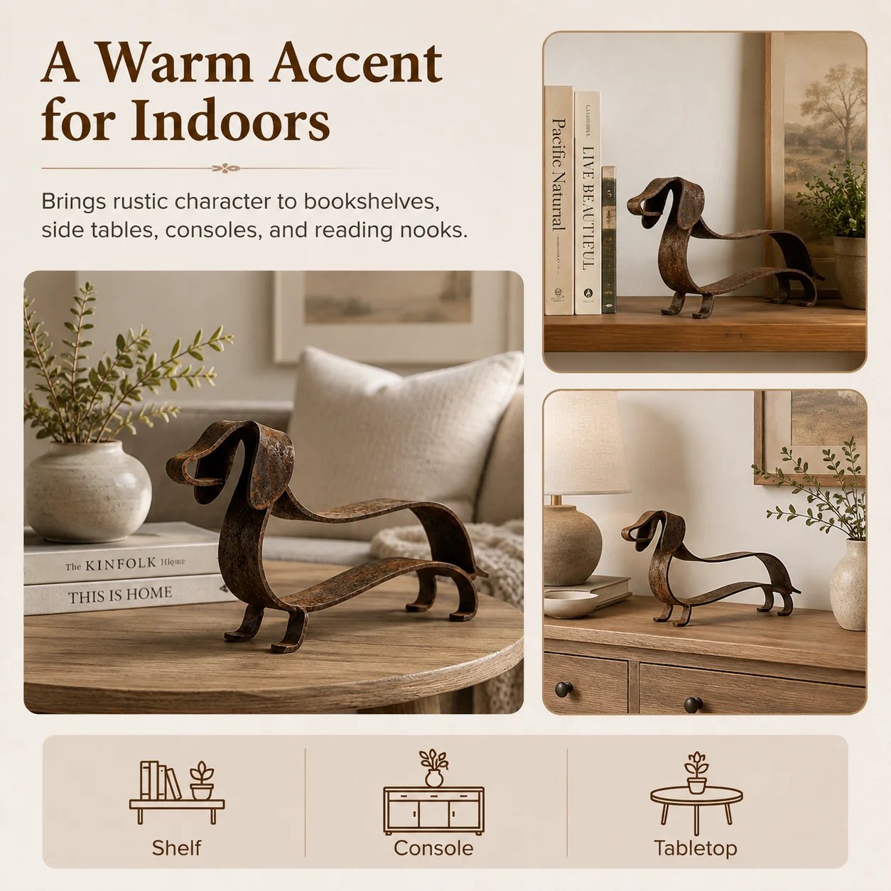 Rustic Charm, Dachshund Style — Metal Sculpture for Home & Garden  (📦Buy 2 Free Shipping)