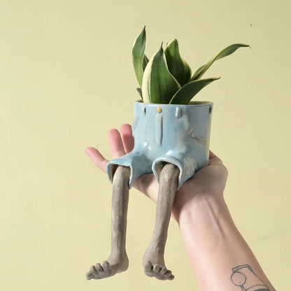 🪴✨Creative Sitting Planter Collection