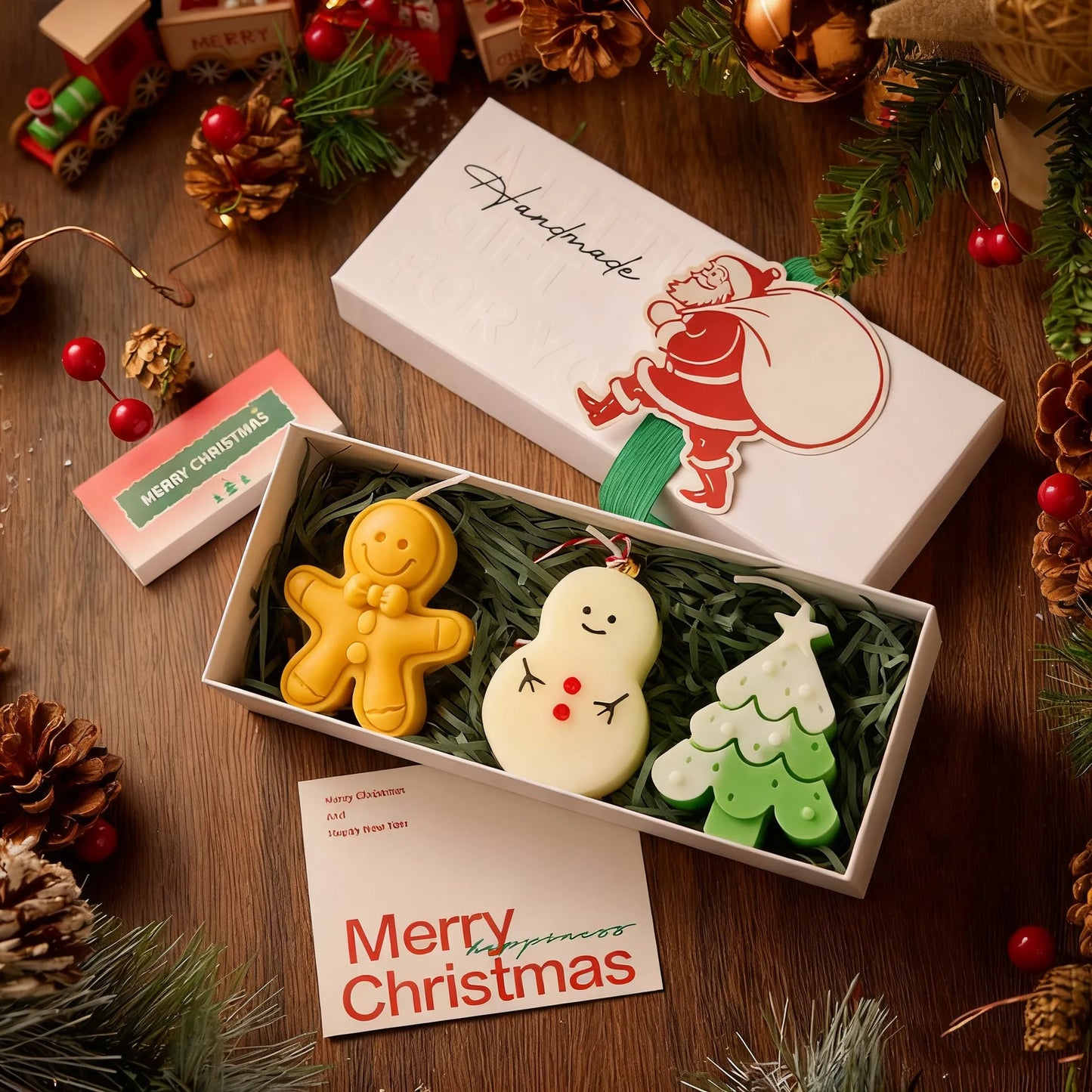 🎅Christmas Early Discount 49% Off✨Handmade Christmas Scented Candle Gift Set: A Festive Essential for Atmosphere & Gifting🕯️🎄