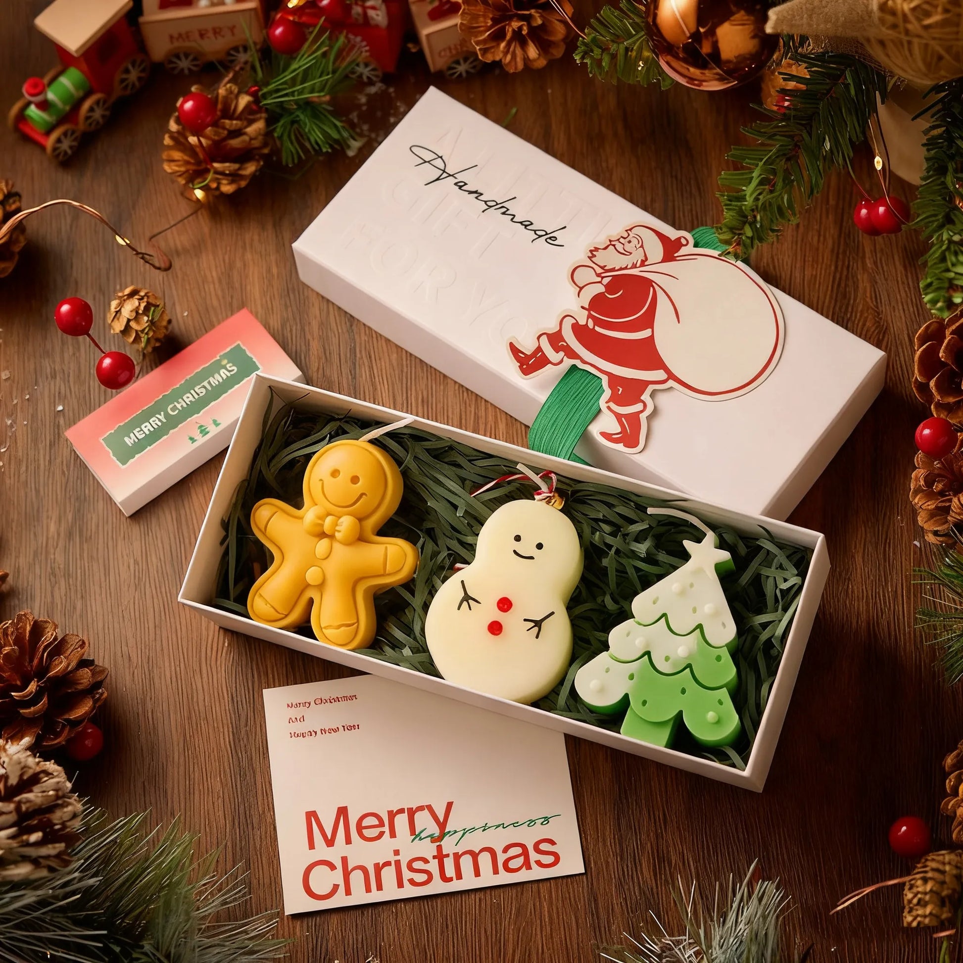 🎅Christmas Early Discount 49% Off✨Handmade Christmas Scented Candle Gift Set: A Festive Essential for Atmosphere & Gifting🕯️🎄