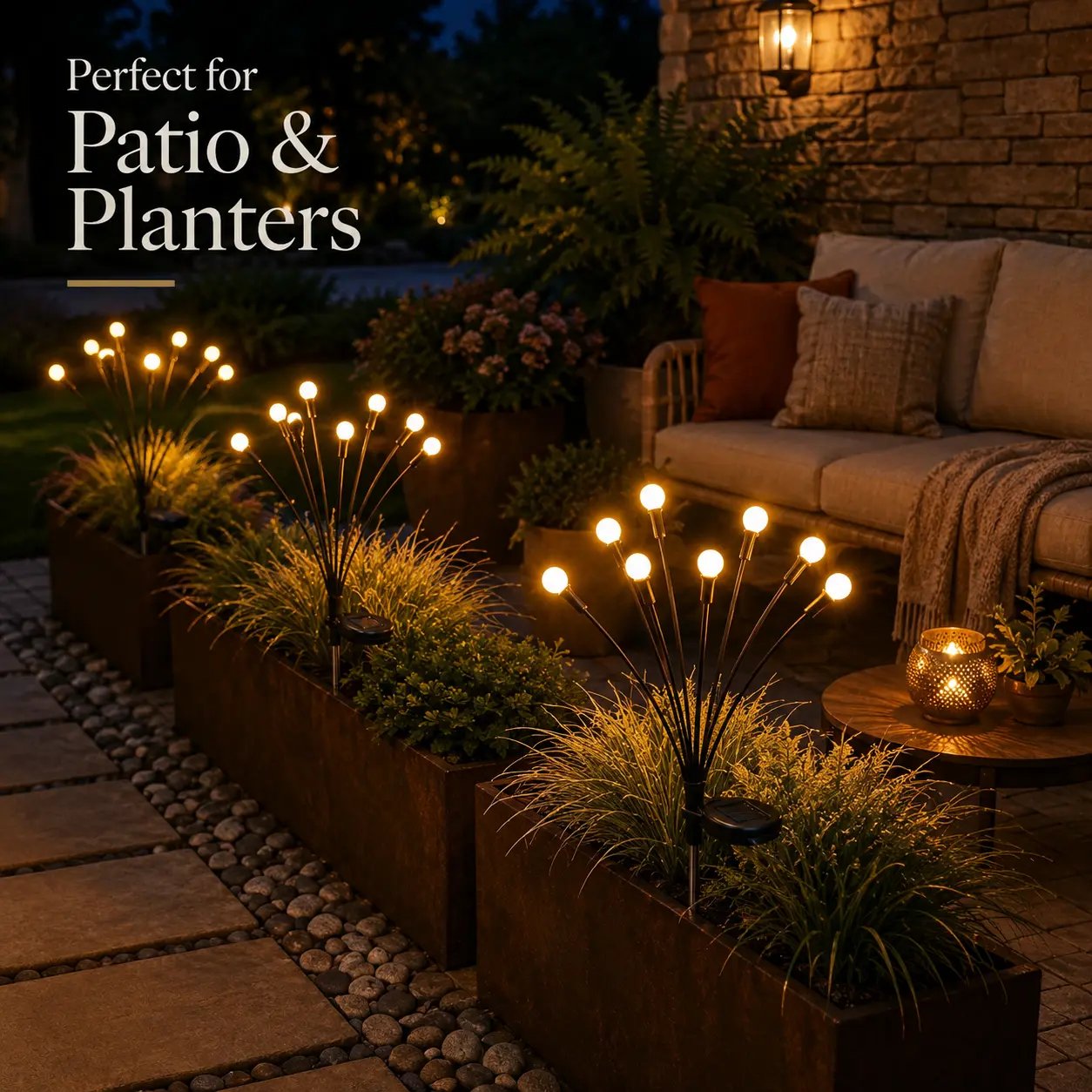 Outdoor Solar Firefly Lights🌿 Waterproof Outdoor Landscape Decor