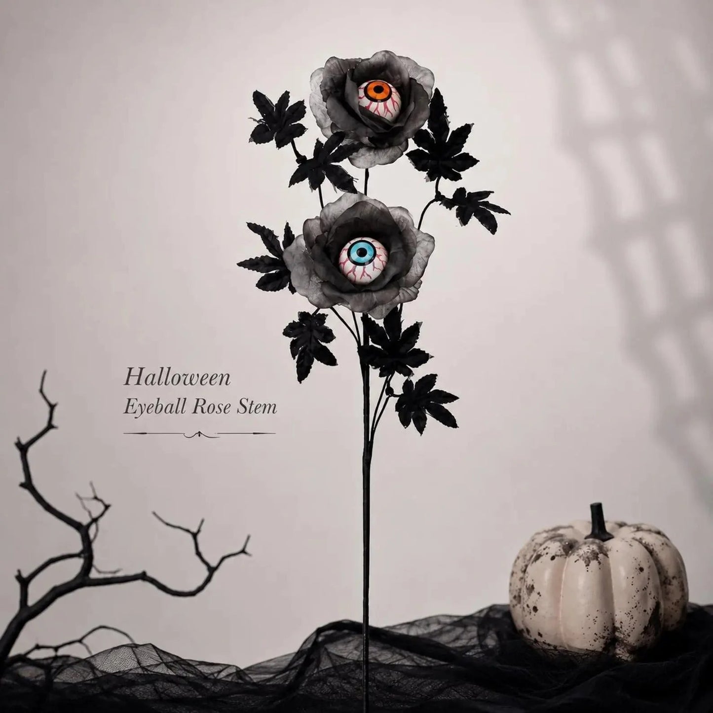 👁️✨ Dark Gothic Rose Decor – A Spooky Halloween Statement Piece for Your Home