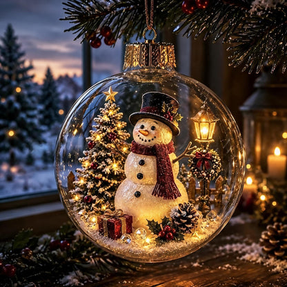 🔥Last Day 49% OFF - 🎄✨Glowing Christmas Diorama Ornament