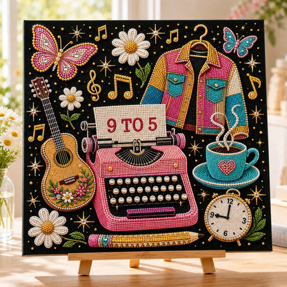 💥 LAST DAY 49% OFF – 🎤 Premium 3D Pearl Dolly Country Music Tribute Art Kit | Luxury Flocked Canvas with Scratch-Resistant Non-Fading Acrylic Resin Pearls & Faceted Drills DIY Keepsake Decor 💎✨