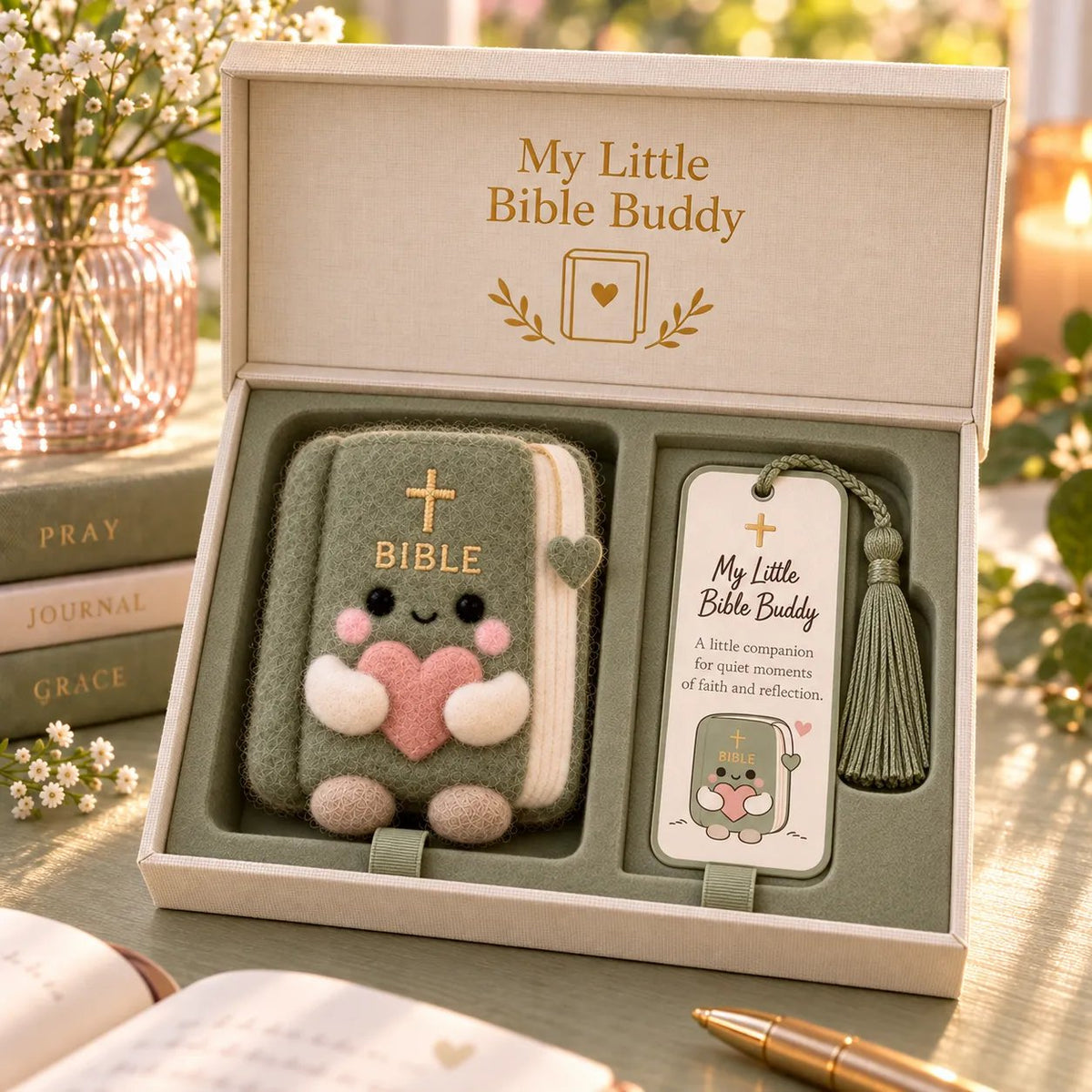 Faith & Meaning | 6 Heartfelt Felt Keepsake Designs with Message Cards ✝️