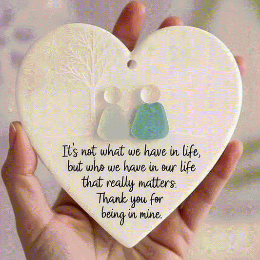 ❤️Heart-Shaped  Friendship Decor🌊✨ Shaped by Nature & Crafted by Hand💝