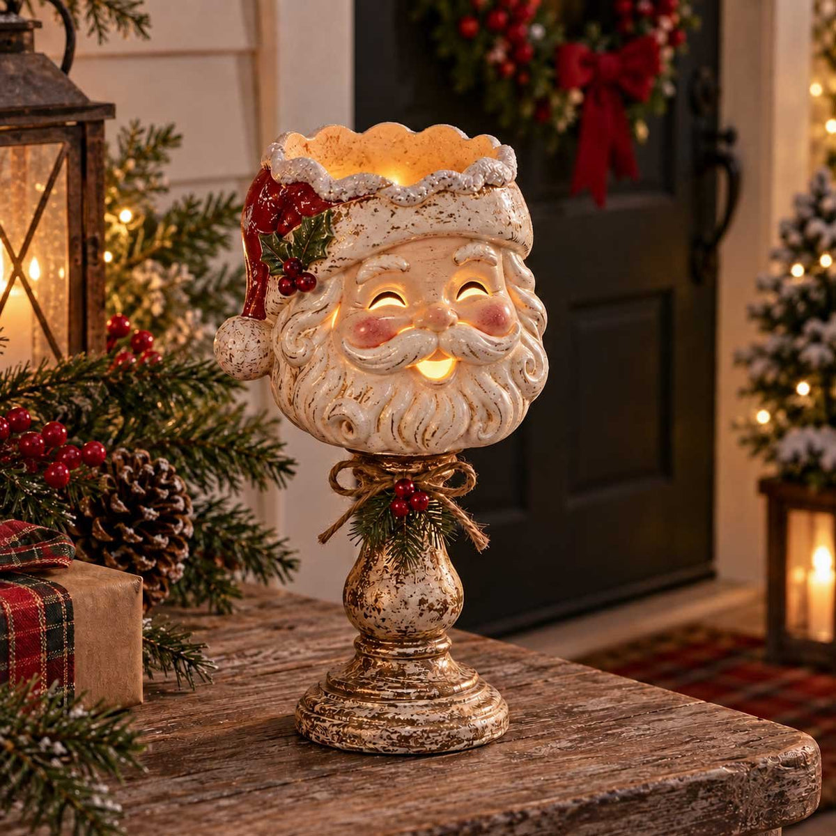 🎅🎄 Christmas Heirloom Glow Candle Holder Collection