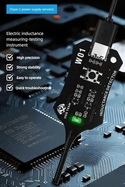 Type-C Inductance Tester Motherboard Coil Tester, Electronic Circuit Board Inductor Detector