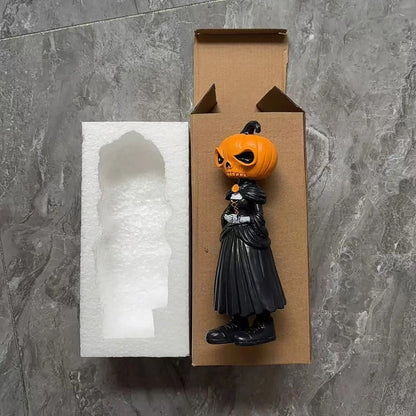 🔥HOT SALE🔥💥🏆Only $45.99 This Week👻Halloween Pumpkin Man Figurine/Decoration🎃