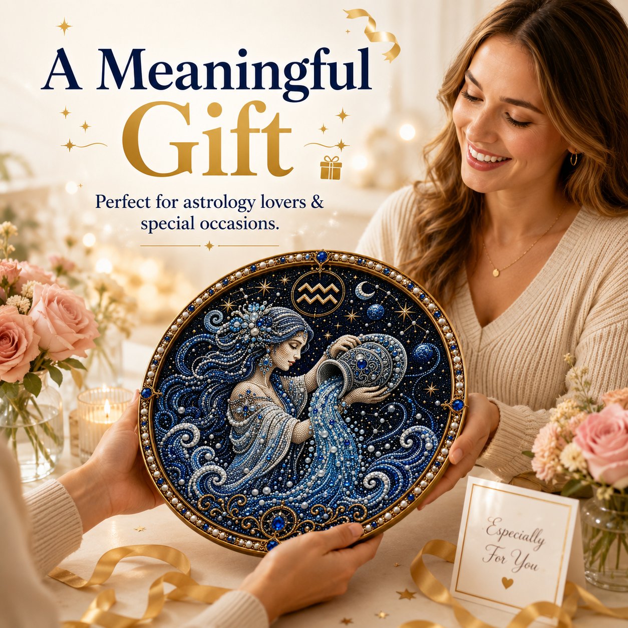 🔥HOT SALE 49% OFF – ✨ Premium 3D Pearl 12 Zodiac Signs Art Kit | Luxury Flocked Canvas with Scratch-Resistant Non-Fading Pearl Beads DIY Handmade Astrology Decor ♈🌙💎