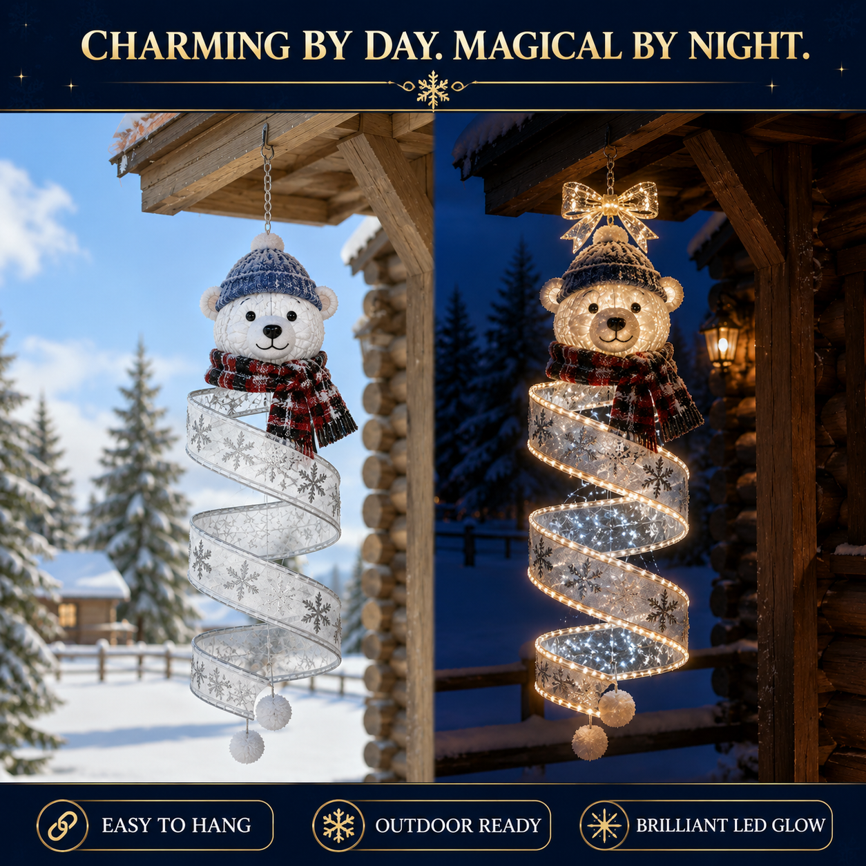 🎅Christmas Early Discount 49% Off🎄Christmas Magic Spiral Hanging LED Light Collection