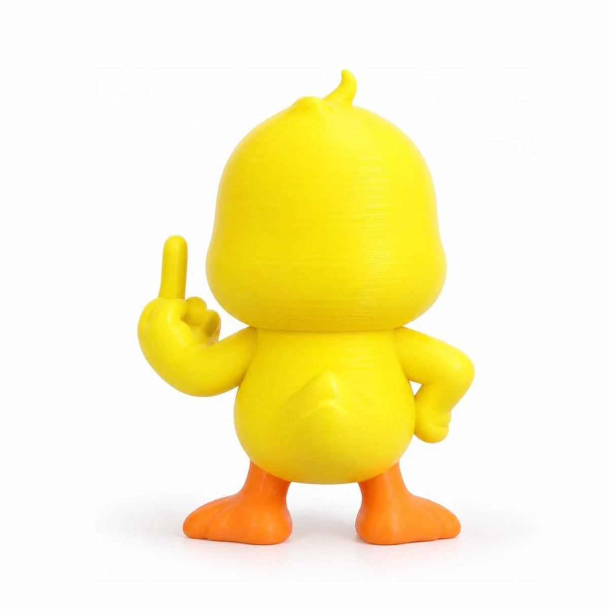 🦆 Sassy Grumpy Duck Desktop Figurine | 3D Printed Funny Office Decor & Gaming Setup Ornament✨🎄