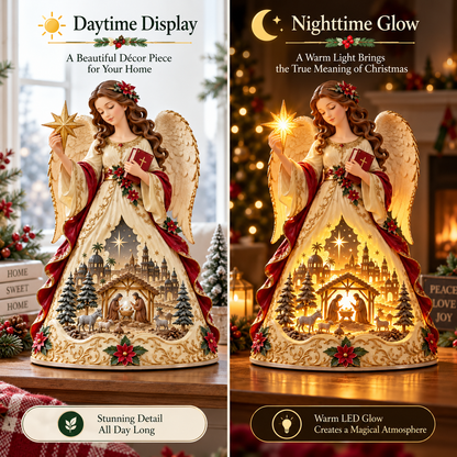 👼🪽Last Day 50% OFF ✨ Christmas Angel Nativity Light – Bring The True Meaning Of Christmas Home
