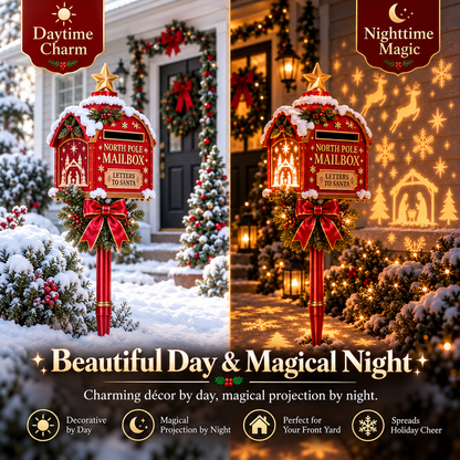 🔥 Last Day 50% OFF – 🎅Santa’s Magical North Pole Mailbox