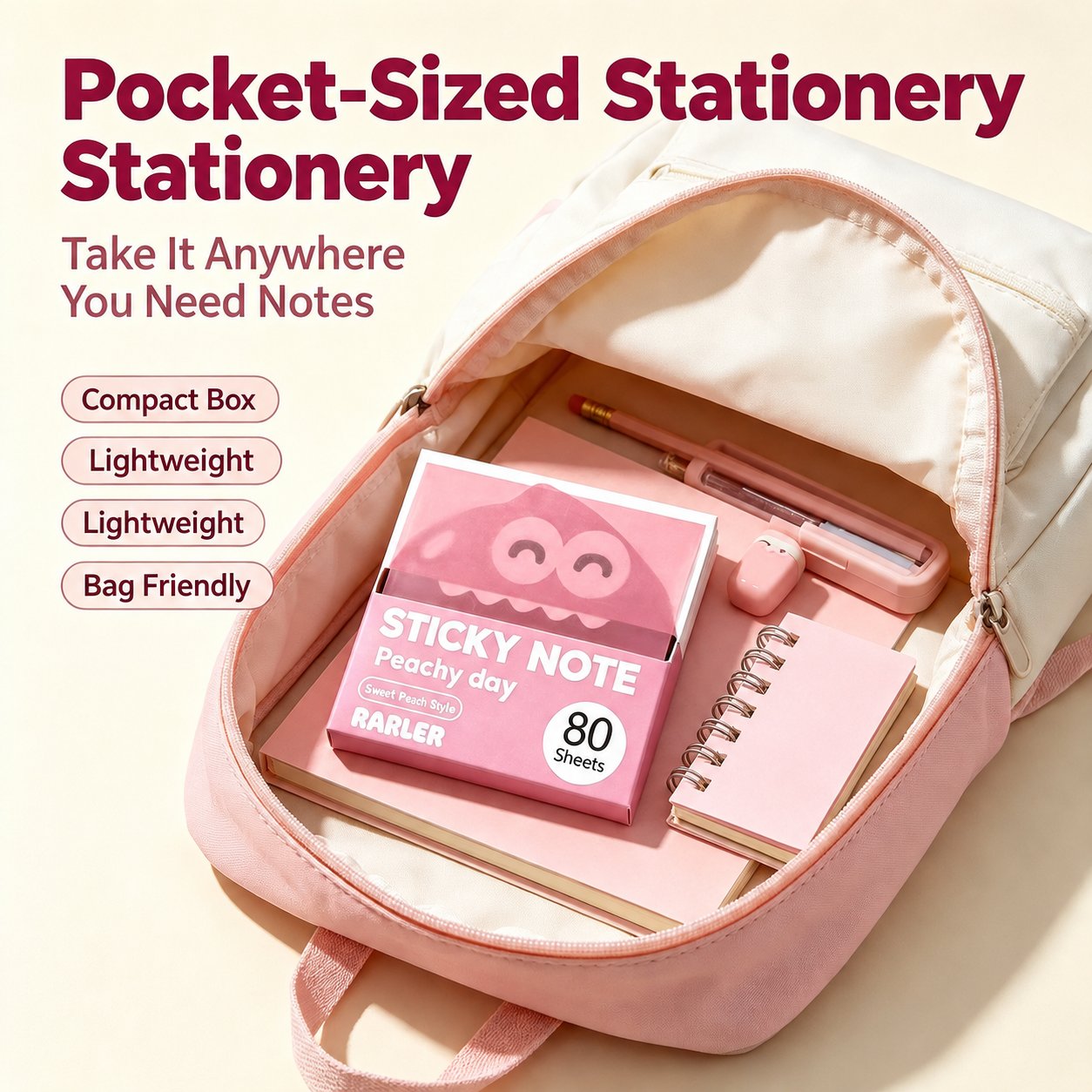 Cute Monster Pull-out Sticky Notes