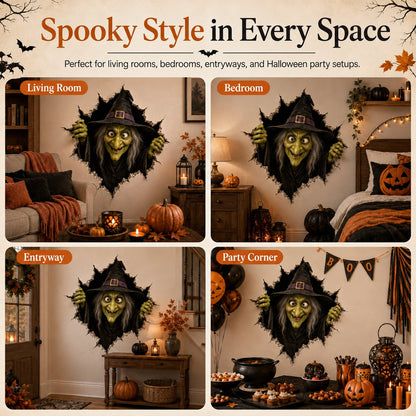 🔥 Last Day 50% OFF - 🎃Halloween Break-In 3D Wall Decals