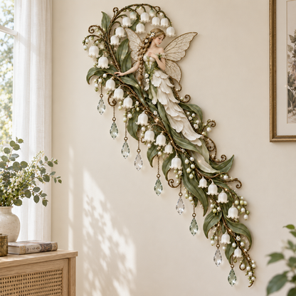 🌹🧚‍♀️ Enchanted Fairy Flower Wall Light ✨ Cascading Floral Home Decor