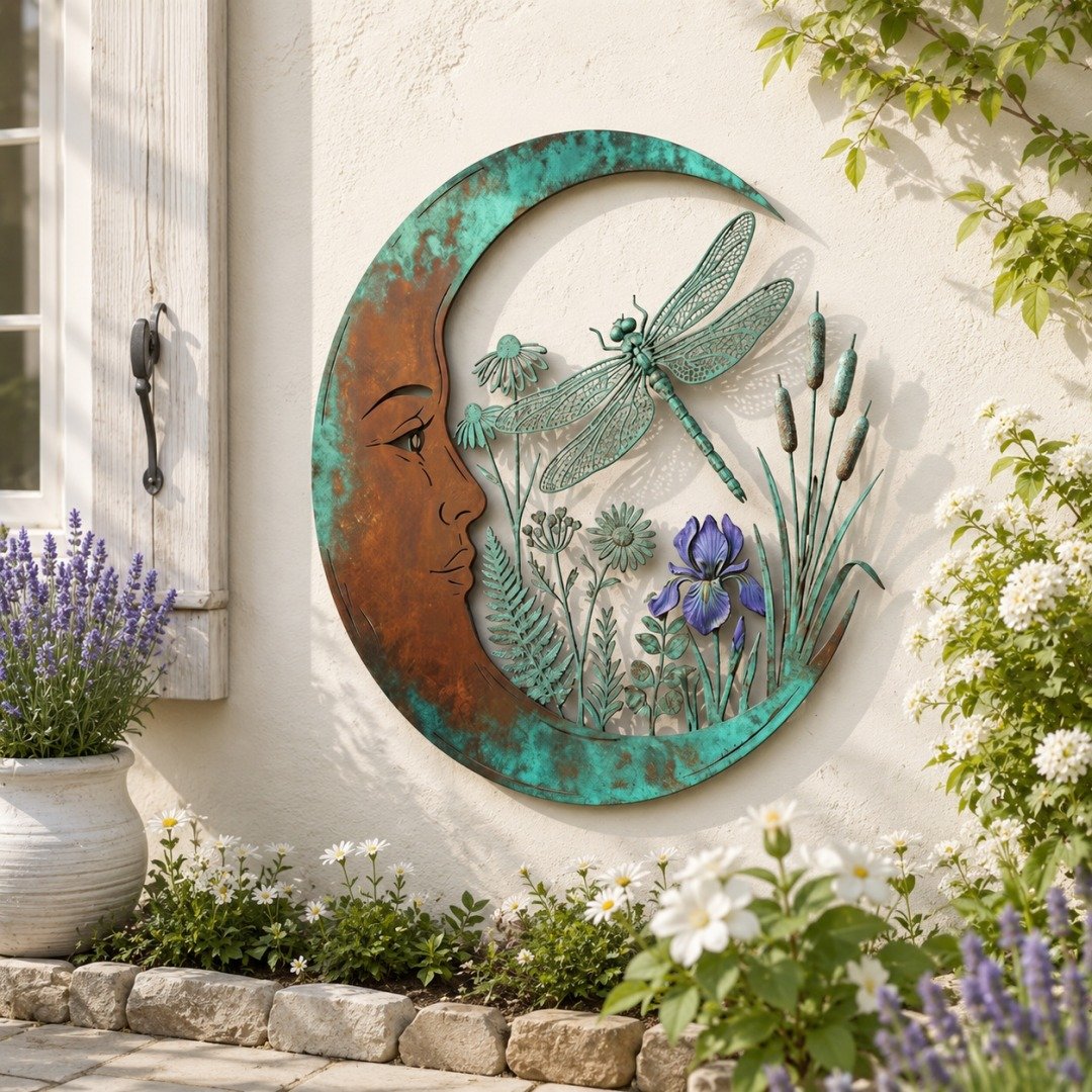 🏆Limited Time Sale 49% OFF 🌜️🐝Crescent Moon Bee Wall Decor