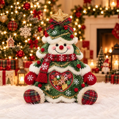 ⏰LAST DAY 50% OFF 💯🎅 Refillable Christmas Figurine Treat Holder 🍬
