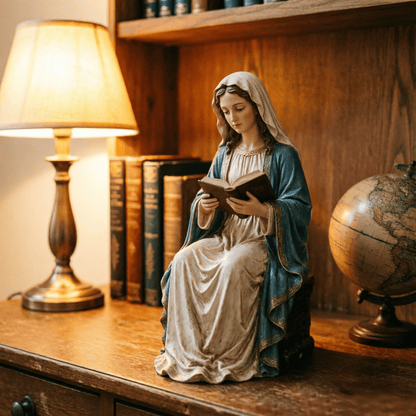 📚🕊️ Bring Divine Peace to Your Library. Virgin Mary Reading Figure — 49% OFF Today